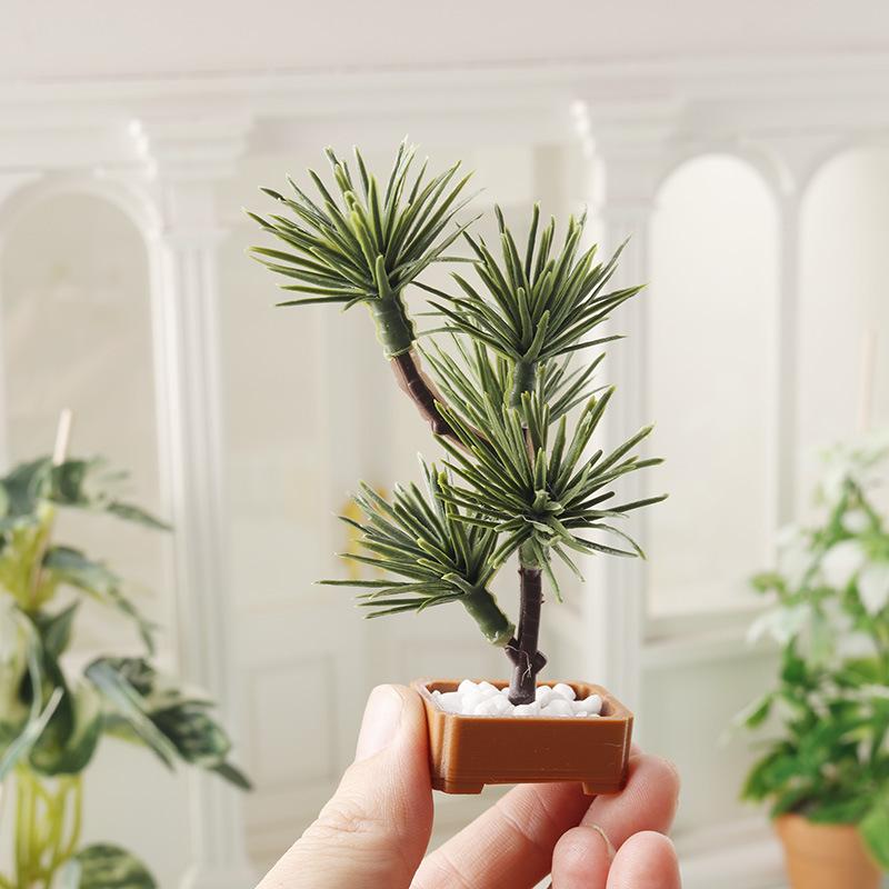 1Pcs 마이크로 조경 정원 분재 장식품 1/12 인형 - Bonsai Garden Ornaments 리뷰 및 가격