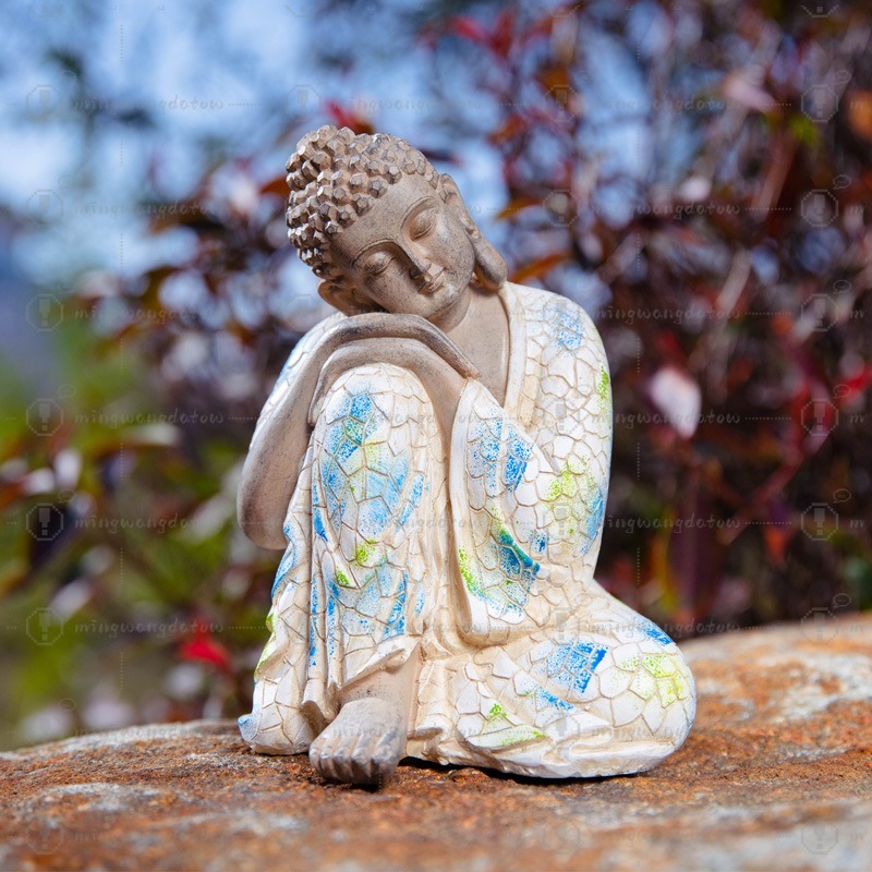 미니 불상 장식품, 새로운 중국 스타일의 정원 장식,  - Bonsai Garden Usa 리뷰 및 가격