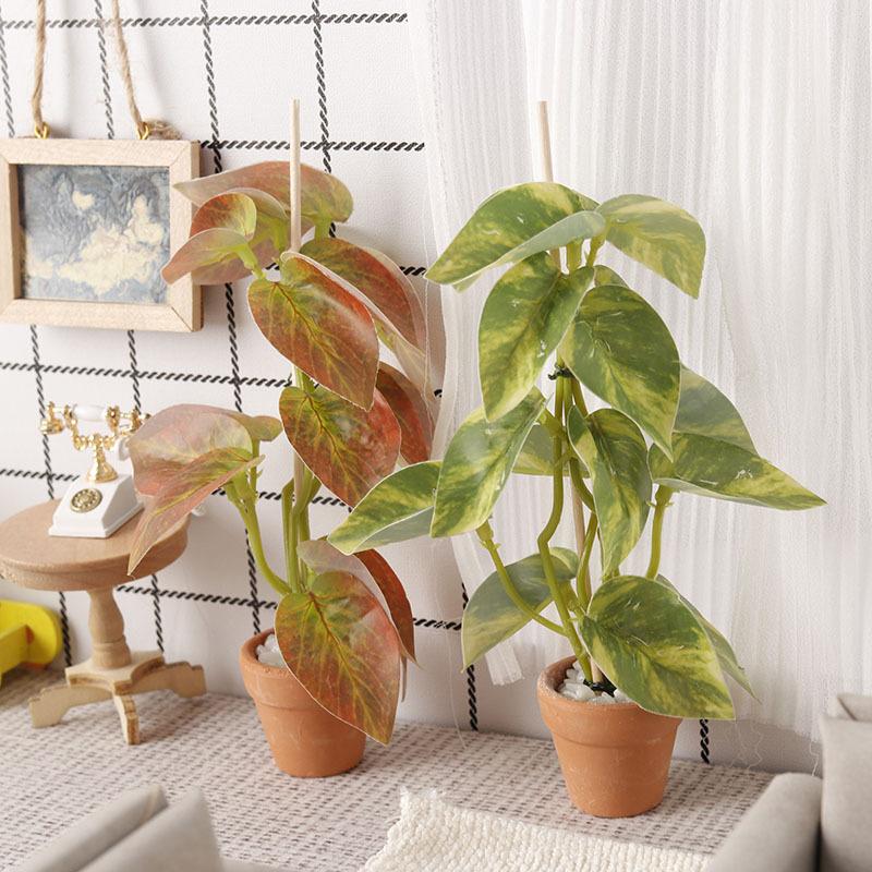 1/12 인형집 시뮬레이션 녹색 식물 분재 모델 인형집 - Bonsai Garden Ornaments 리뷰 및 가격