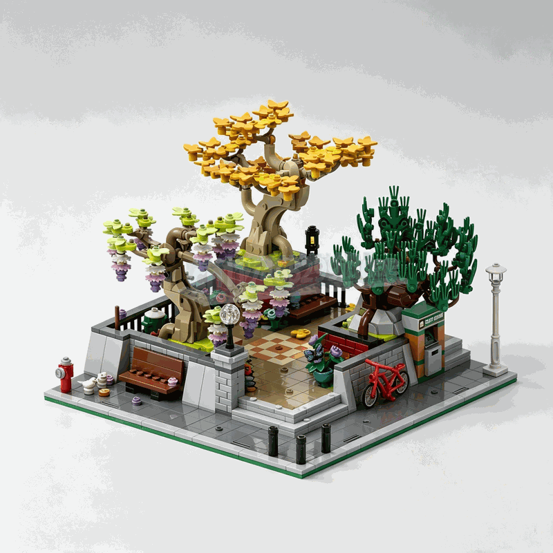 1309피스 코너 파크 분재나무 조립 블록 모듈형 정원 - Bonsai Garden Lego Set 리뷰 및 가격
