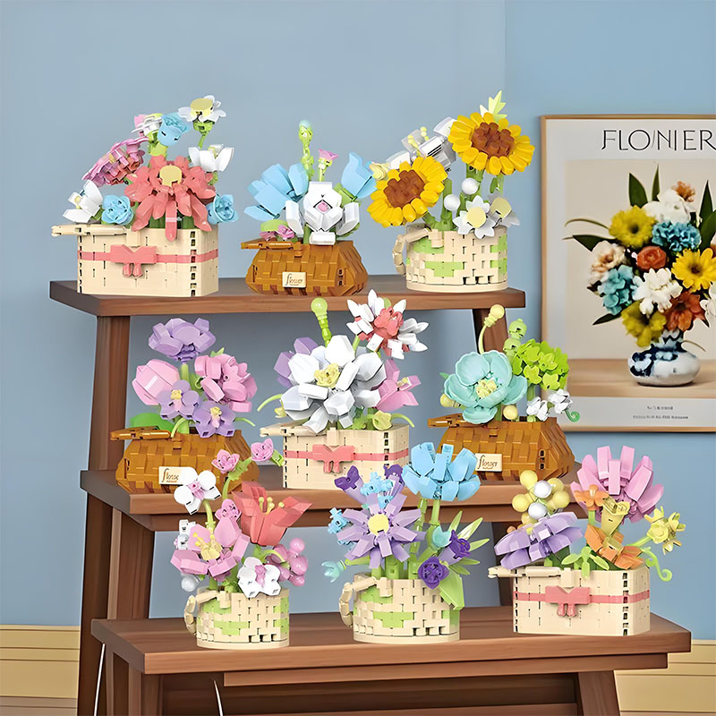 DIY 화분 장미 해바라기 식물 다육식물 분재 정원 로 - Bonsai Garden Lego Set 리뷰 및 가격